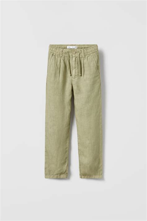 zara linen pants|linen pants for women clearance.